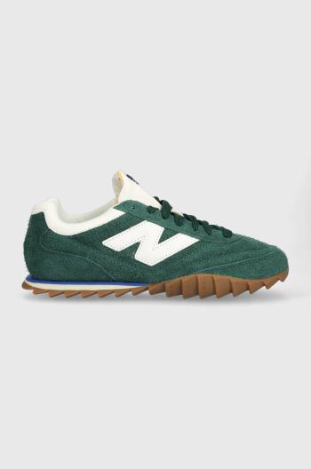 Semišové tenisky New Balance URC30RC zelená farba