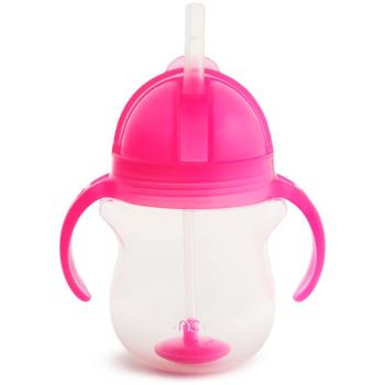 Munchkin Click Lock™ Tip & Sip hrnček s rúrkou Pink 6 m+ 207 ml