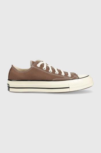 Tenisky Converse Chuck 70 OX hnedá farba, A02768C