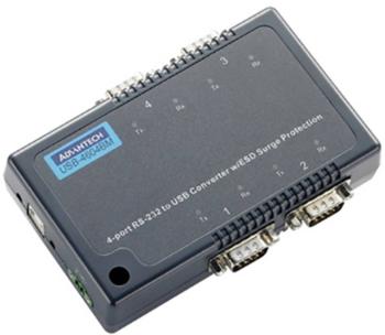 Advantech USB-4604BM-AE konvertor rozhrania RS-232, RS-422, RS-485, USB  Počet výstupov: 4 x  12 V/DC, 24 V/DC, 48 V/DC
