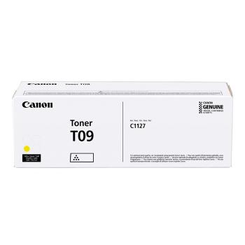 CANON T-09 Y - originálny toner, žltý, 5900 strán