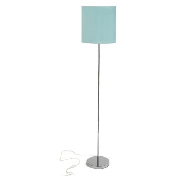 Svetlotyrkysová stojacia lampa Versa Aquamarina, výška 148 cm