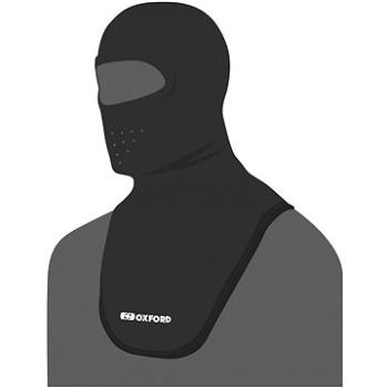 OXFORD kukla na motorku Balaclava Deluxe Micro Fleece, (černá, s průduchy a dlouhým límcem) (M167-98)