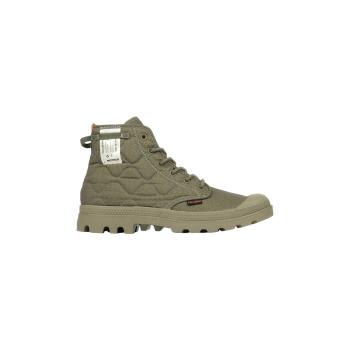 Palladium  PAMPA RE-QUILTED  Polokozačky Zelená