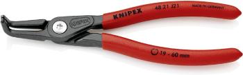 Knipex 48 21 J21 kliešte na poistné krúžky Vhodné pre vnútorné krúžky 19-60 mm  Tvar hrotu zahnutý o 90°