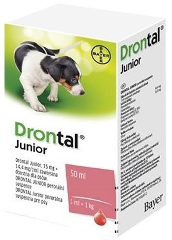 Drontal Junior Perorálna suspenzia pre psy 50 ml