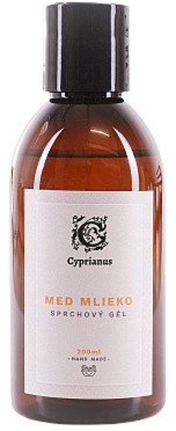 Cyprianus Sprchový gél med a mlieko 200 ml