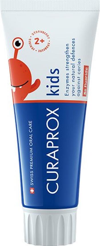 Curaprox Kids 2+ Bez Fluoridu detská zubná pasta, príchuť Jahoda 60 ml