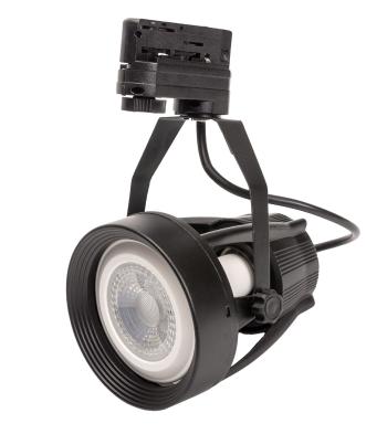 LED Solution Čierne lištové svietidlo 3F + LED žiarovka 11W Farba svetla: Denná biela 105601_154