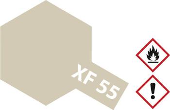 Tamiya akrylová farba Deck Tan (matná) XF-55 sklenená nádoba 23 ml