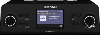 TechniSat DIGITRADIO 21 vstavané rádio DAB+, FM AUX, Bluetooth, DAB+, UKW  funkcia alarmu čierna