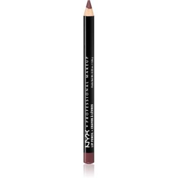 NYX Professional Makeup Slim Lip Pencil precízna ceruzka na oči odtieň 809 Mahogany 1 g