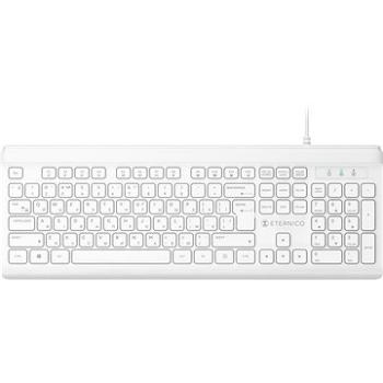 Eternico Home Keyboard Wired KD2020 biela – CZ/SK (AET-KD2020CSWN)