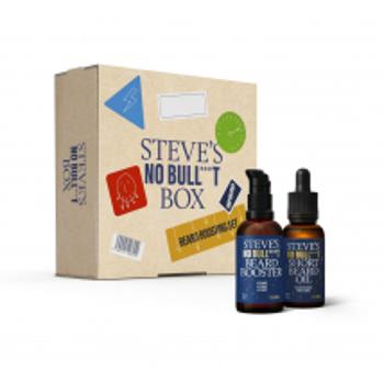 Steve´s Beard Boosting olej na fúzy 30 ml + Beard Booster 30 ml sada pre rast fúzov