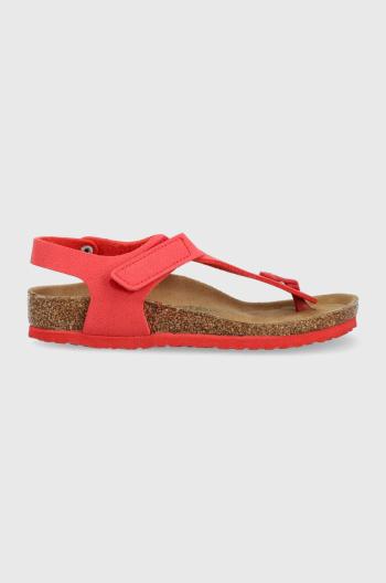 Detské sandále Birkenstock Kairo HL červená farba