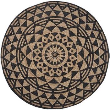 Čierny koberec 120 cm ALAKIR, 163075 (beliani_163075)