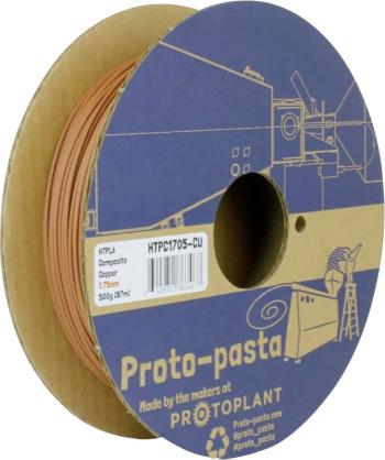 Proto-Pasta HTPC1705-CU Copper-filled Metal HTPLA vlákno pre 3D tlačiarne PLA plast   1.75 mm 500 g meď  1 ks