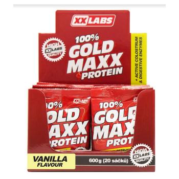 XXLABS 100% Gold maxx proteín vanilka vrecká 20 x 30 g