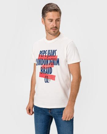 Pepe Jeans Curtis Tričko Biela