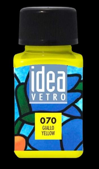 MAIMERI IDEA VETRO - Farby na sklo 070 - yellow, 60 ml