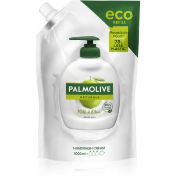 Palmolive Naturals Milk & Olive prírodné tekuté mydlo na ruky náhradná náplň 1000 ml