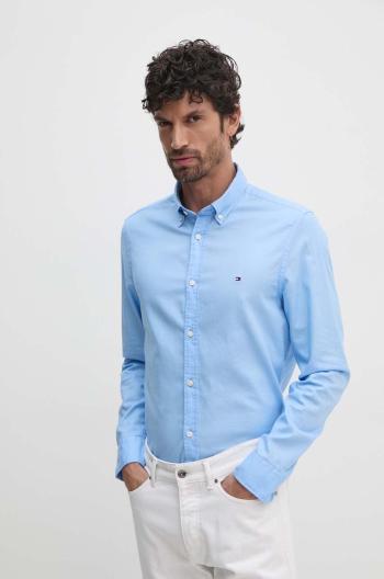 Bavlnená košeľa Tommy Hilfiger pánska, slim, s golierom button-down, MW0MW34568