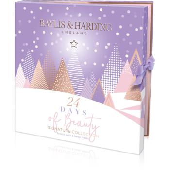 Baylis & Harding 24 Days of Beauty Jojoba & Sweet Mandarin adventný kalendár Sweet Mandarin & Grapefruit + Jojoba, Vanilla & Almond Oil(na telo) vône