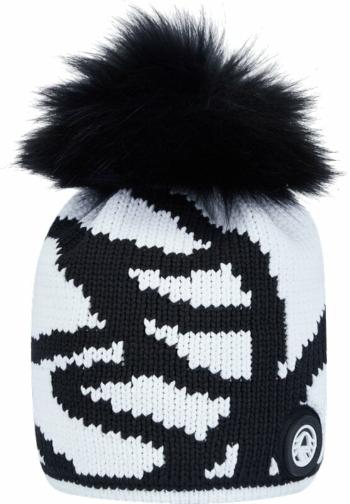 Sportalm Apera Womens Beanie with Fur Optical White UNI Lyžiarska čiapka