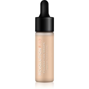 Revolution PRO Foundation Drops tekutý make-up s pipetou odtieň F6,5 18 ml