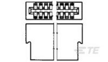 TE Connectivity Misc One Piece Card Edge ConnectorsMisc One Piece Card Edge Connectors 583717-5 AMP