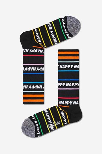 Ponožky Happy Socks čierna farba