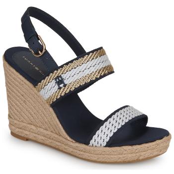 Tommy Hilfiger  GOLDEN WEBBING WEDGE  Sandále Námornícka modrá