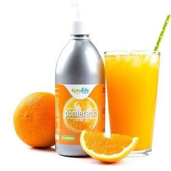 KetoDiet ENJOY Nápojový koncentrát – príchuť pomaranč (500 ml) (8594181012263)