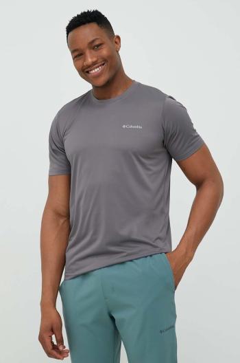 Športové tričko Columbia Columbia Hike šedá farba, jednofarebné