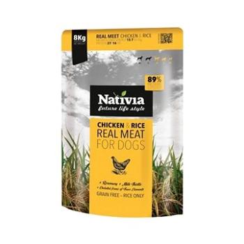 Nativia Real Meat – Chicken & Rice 8 kg (8595045403166)