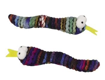 Nobby hračka pro kočky Šustivý hadi s Catnipem 2ks 16 cm