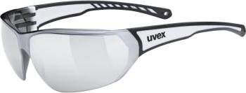 UVEX Sportstyle 204 Black White/Silver Mirrored Cyklistické okuliare