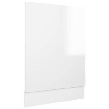 Panel na umývačku biely vysoký lesk 45×3×67 cm drevotrieska 802559