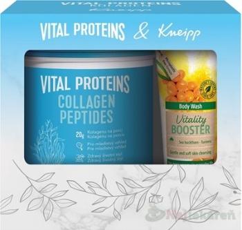 Vital Proteins + Kneipp Darčekové Balenie Collagen Peptides prášok 567 g + Vitality Booster sprchový gél 200 ml