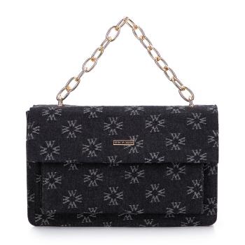 Dámska riflová crossbody kabelka Wittchen s monogramom 97-4Y-212-1