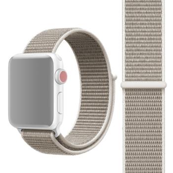 NYLON Remienok Apple Watch 9 / 8 / 7 (45mm) / 6 / SE / 5 / 4 (44mm) / 3 / 2 / 1 (42mm) šedý