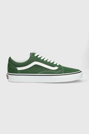 Tenisky Vans Old Skool zelená farba, VN0005UF6QU1