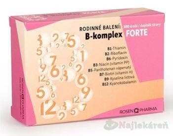 B - Komplex FORTE RODINNÉ balenie - RosenPharma 100 ks