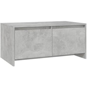 SHUMEE Konferenčný stolík betónovo sivý 90 × 50 × 41,5 cm drevotrieska, 809822