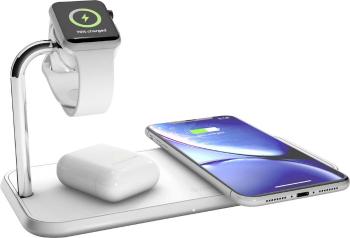 ZENS bezdrôtová indukčná nabíjačka 2000 mA Dual qi Apple-Watch ZEDC05W  Výstup Qi štandard biela