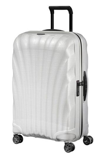 Samsonite Skořepinový cestovní kufr C-lite Spinner 68 l - bílá