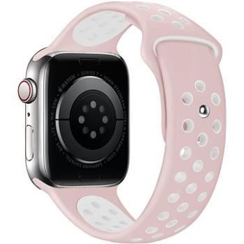 Eternico Sporty na Apple Watch 38 mm/40 mm/41 mm  Cloud White and Pink (AET-AWSP-WhPi-38)