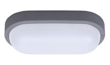 Solight Šedé LED stropné/nástenné oválne svietidlo 20W I54 WO749-G