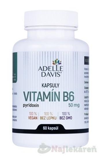 Adelle Davis Vitamín B6 50 mg 60 kapsúl