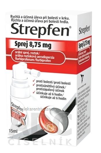 Strepfen Sprej 8,75 mg aer ors (fľ.HDPE) 1x15 ml